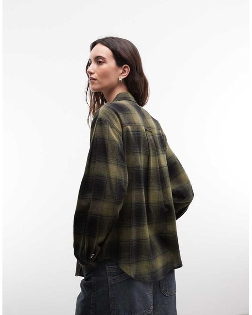 ASOS Black Oversized Brushed Shirt