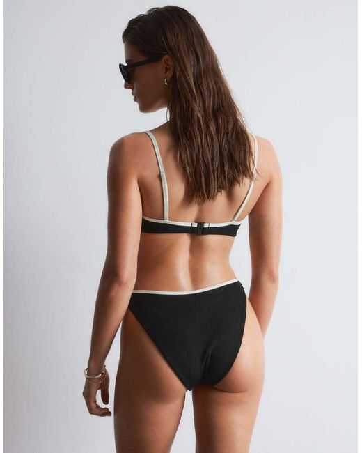& Other Stories Black Mix And Match Underwire Cup Bikini Top
