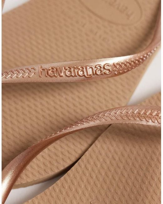 Havaianas Natural Slim Flip Flops
