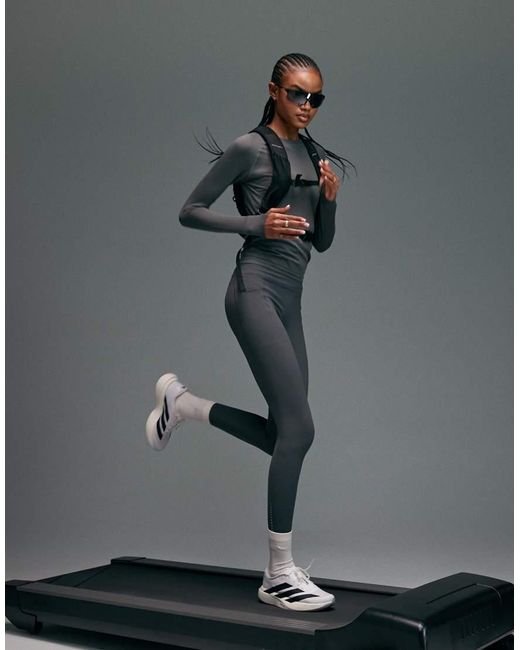 4505 Gray Premium Lightweight Ultrasoft Seamless Running Long Sleeve Top
