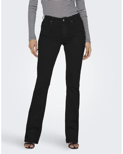 ONLY Gray Flared Fit Jeans