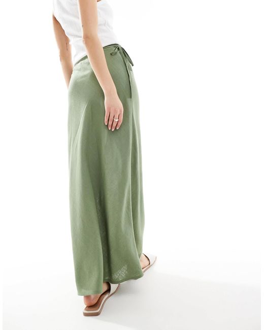 ASOS Green – asymmetrischer maxirock