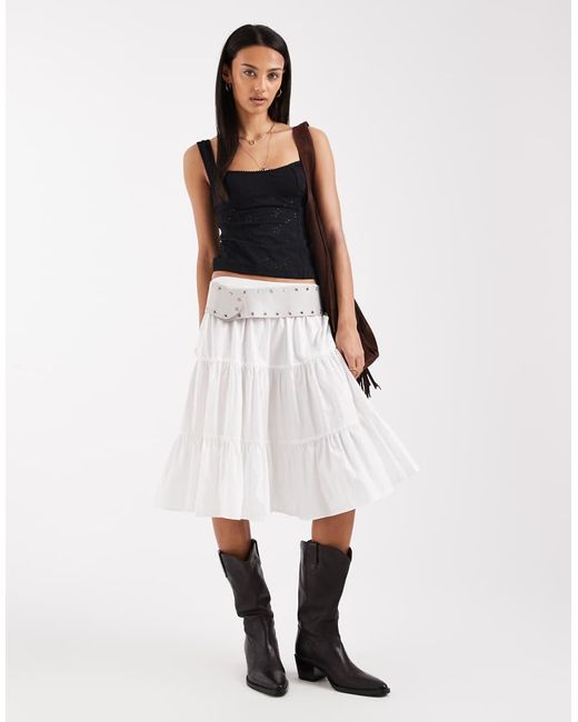 Free People Black Full Bloom Eyelet Cami Top