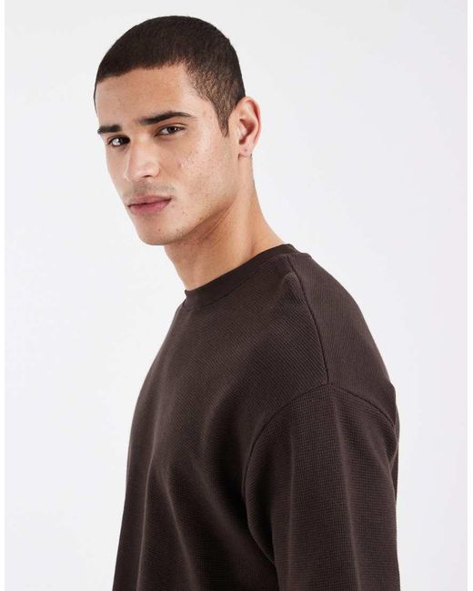 ASOS Black Oversized T-shirt for men
