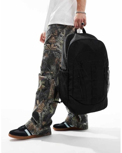 Mochila Negra De Negro Hollister de hombre Lyst