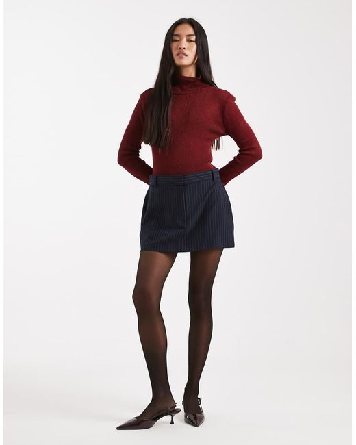 ASOS Red Micro Mini Skirt