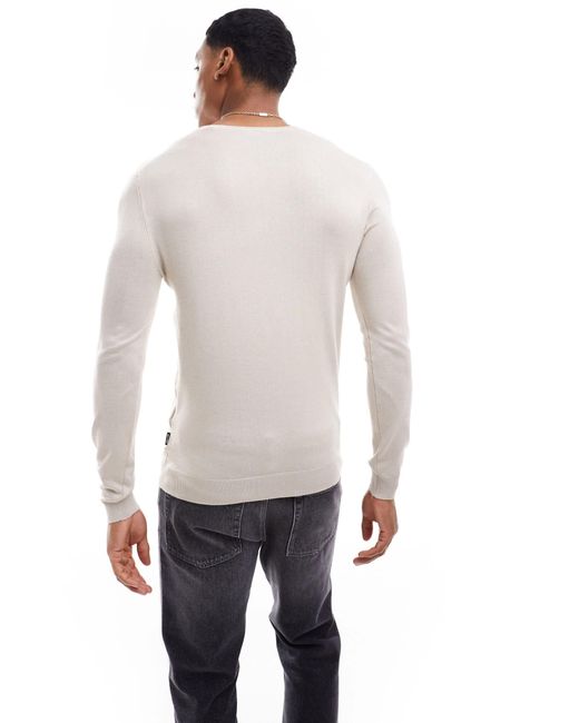 Only & Sons – pullover in White für Herren
