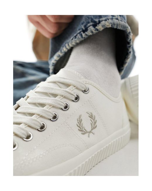 Fred Perry Blue Hughes Low Canvas Sneakers for men