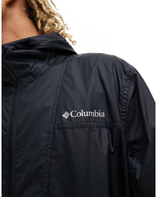 Trail traveler - giacca a vento nera di Columbia in Blue da Uomo