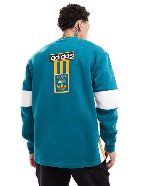 the brand with the three stripes sweatshirt
