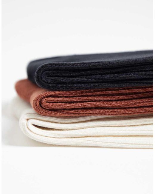 Cotton On White 4 Pack Easy Sock Set for men