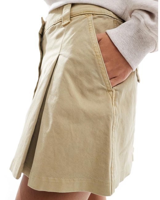 Tommy Hilfiger White – mini-faltenrock
