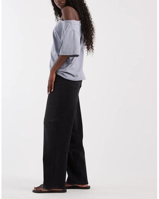 ONLY Gray Tonnie Loose Straight Jeans