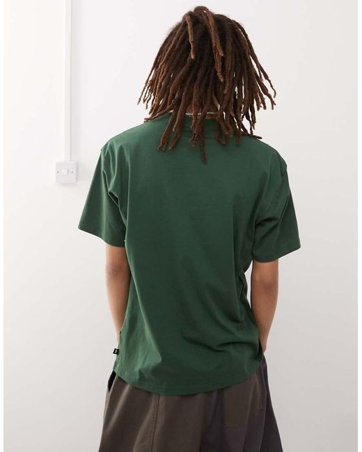 Camiseta Verde Con Logo En La Parte Central Del Pecho De Nike de hombre de color Green