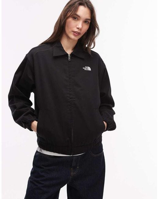 The North Face Black Twill Collared Jacket