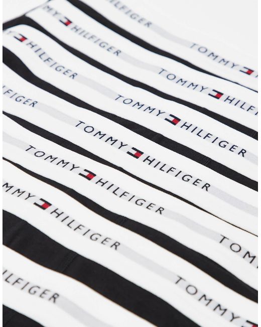 Tommy Hilfiger – signature essentials – 7er-pack unterhosen aus baumwolle in Black für Herren