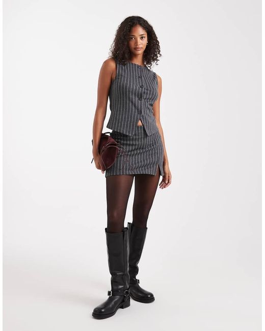 Gonna Pantalone di Miss Selfridge in Gray