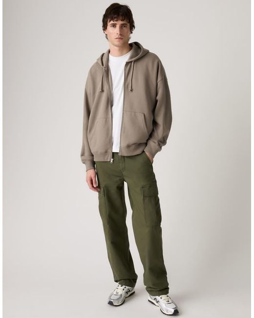 Levi's White Xx Cargo Straight Lightweight Pants for men