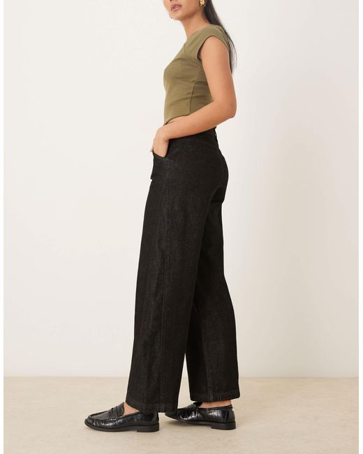 ASOS Natural Seam Detail Slim Barrel