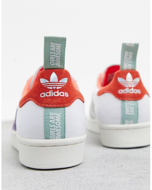 girls adidas superstar trainers