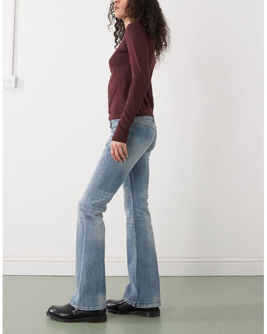 Weekday Blue Hour Flared Jeans