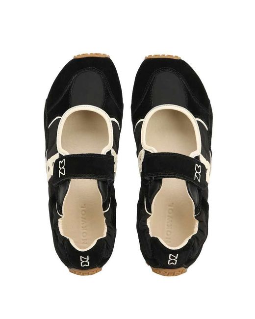 Nokwol Black Breeze Mary Jane Trainers