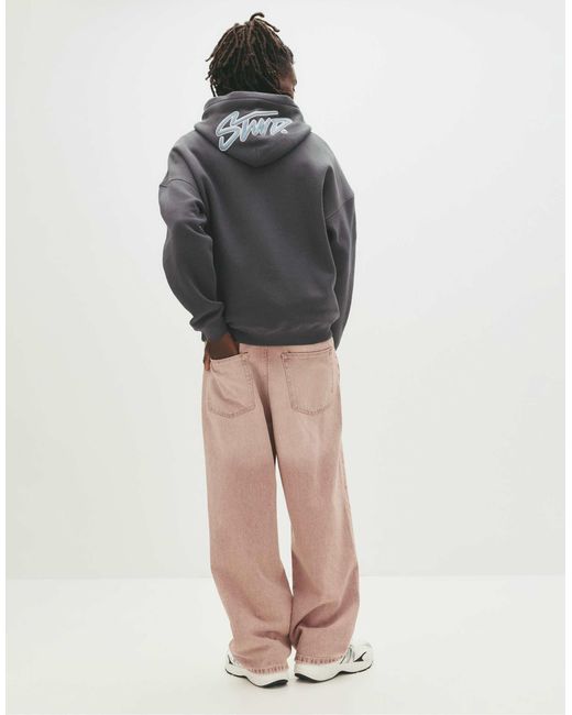 Stwd - sweat à capuche Pull&Bear pour homme en coloris Gray