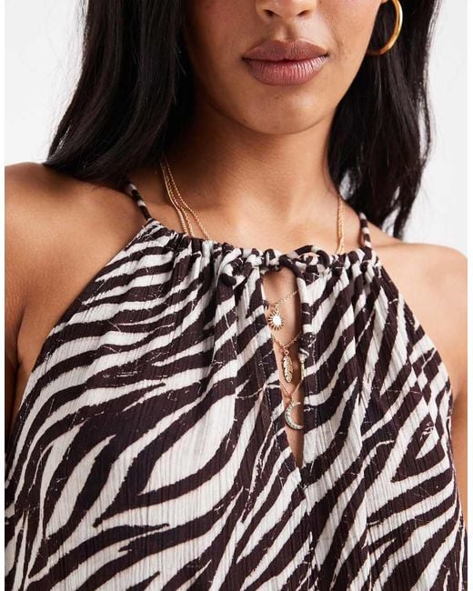 Superdry White Beach Cami Mini Dress