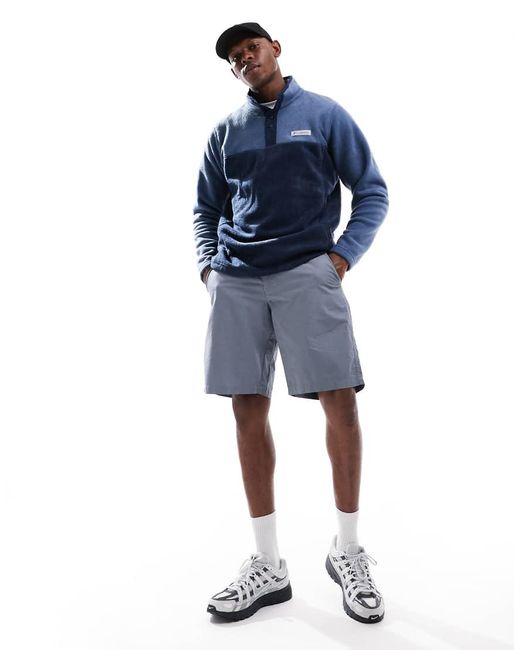 Columbia Blue Steens Mountain Half Snap Ii for men