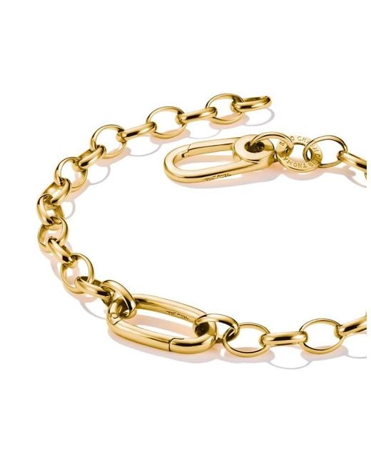 Thomas Sabo Metallic Charm Bracelet With Connect Link -plated