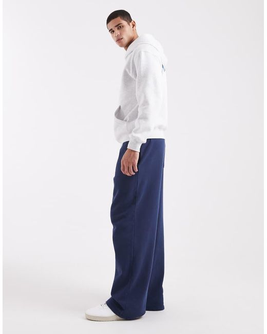 Cotton On Blue Super baggy Track Pants for men