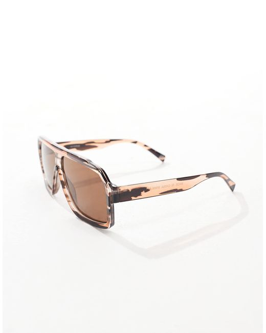 ASOS Black Aviator Sunglasses for men