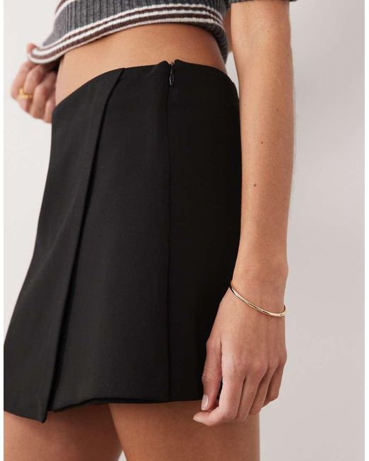 Mango Black Mini Skort