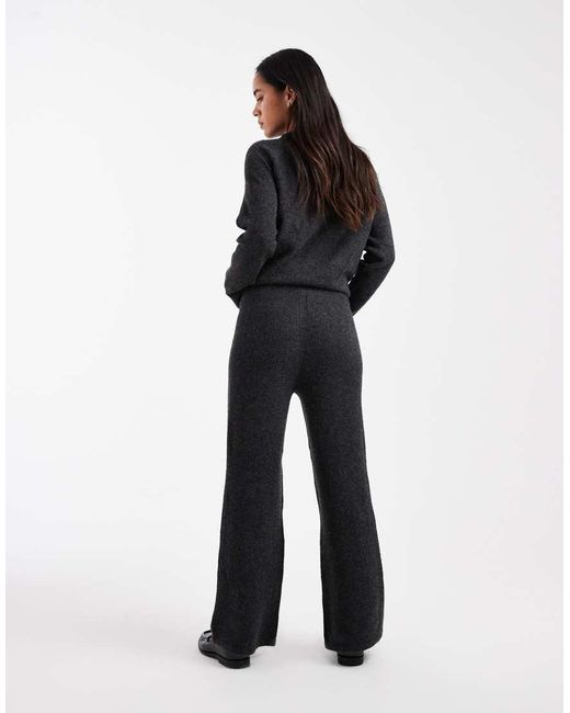 New Look Black Co-ord Knitted Trousers