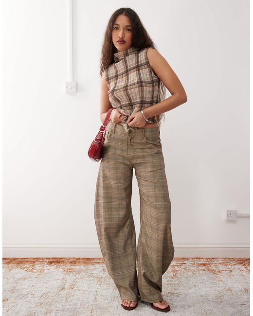 Lioness Natural Horseshoe Barrel Leg Jeans