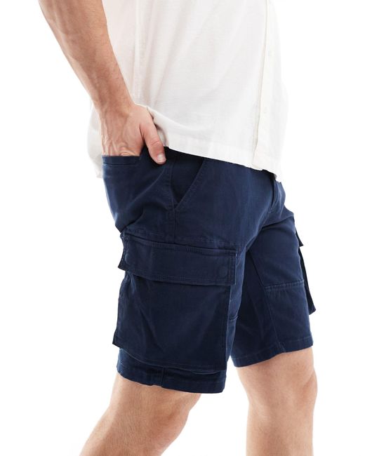 Only & Sons – cargo-shorts in Blue für Herren