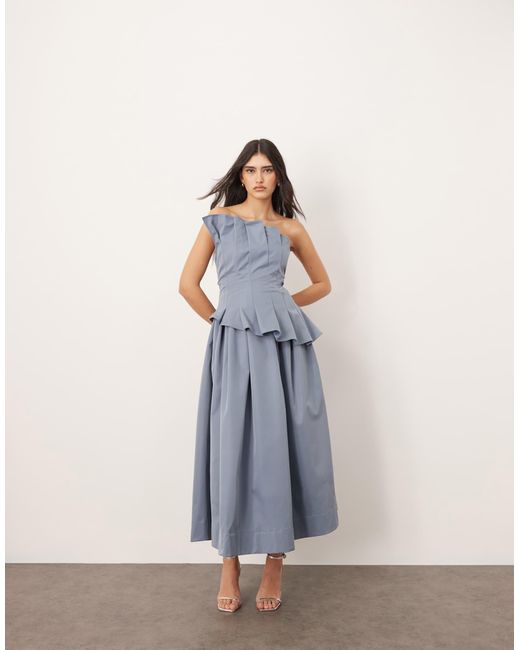 ARRANGE Blue – midikleid