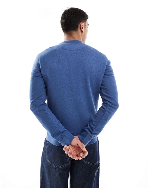 Farah Blue Tim Crewneck Sweatshirt for men