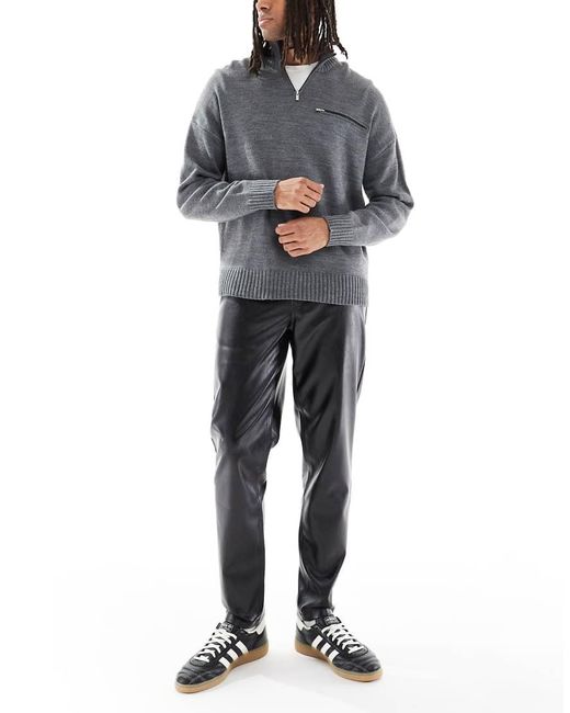 ASOS Gray Tapered Pants for men