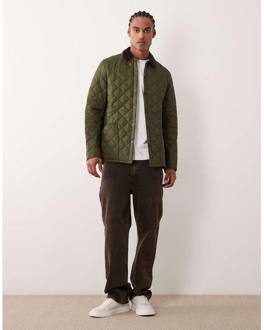 Barbour Green Heritage Liddesdale Quilted Jacket for men