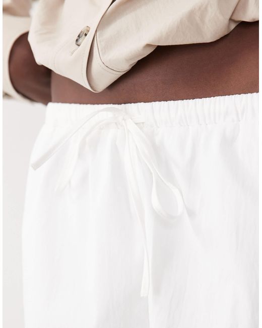 ASOS White Techy Runner Shorts