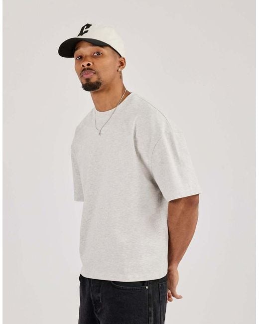 CERNUCCI White Boxy Embroidered Motif Logo T-Shirt for men