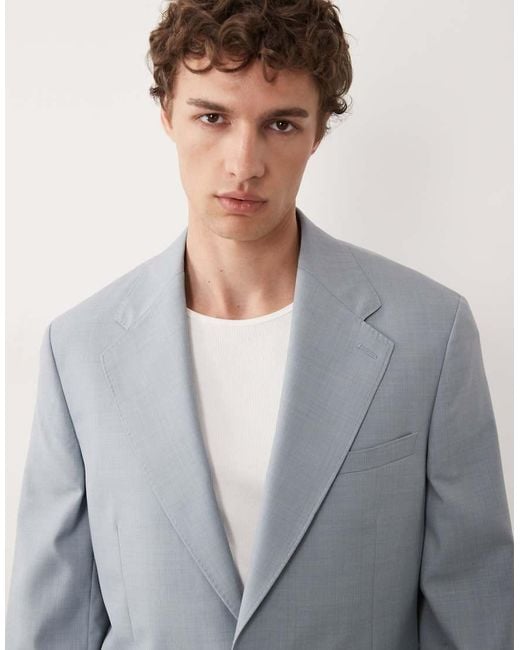 ASOS Gray Premium Slim Suit Jacket for men