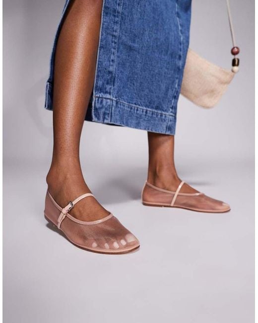Steve Madden Blue Mash Mesh Ballet Flats