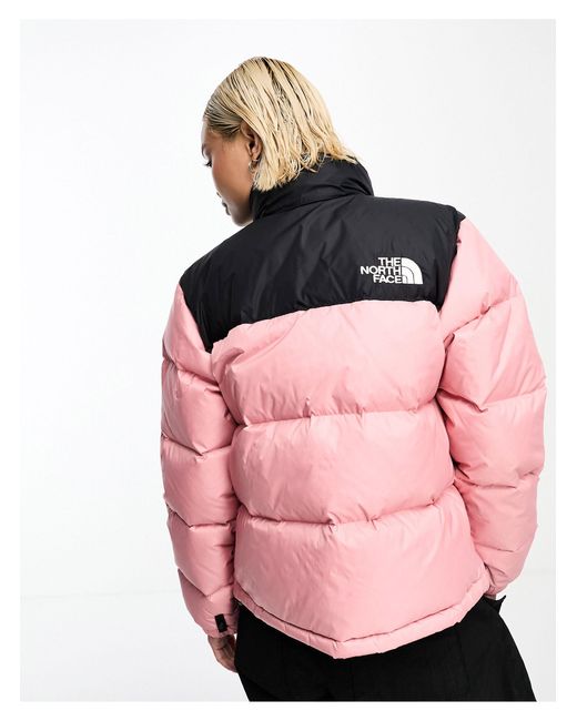 The North Face Pink 1996 Retro Nuptse Down Puffer Jacket