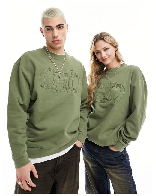 ASOS Green – oversize-sweatshirt