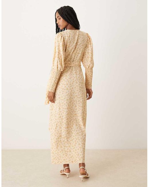 Glamorous Natural Wrap Dress