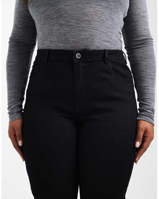 ONLY Black Sally High Waisted Flare Jeans