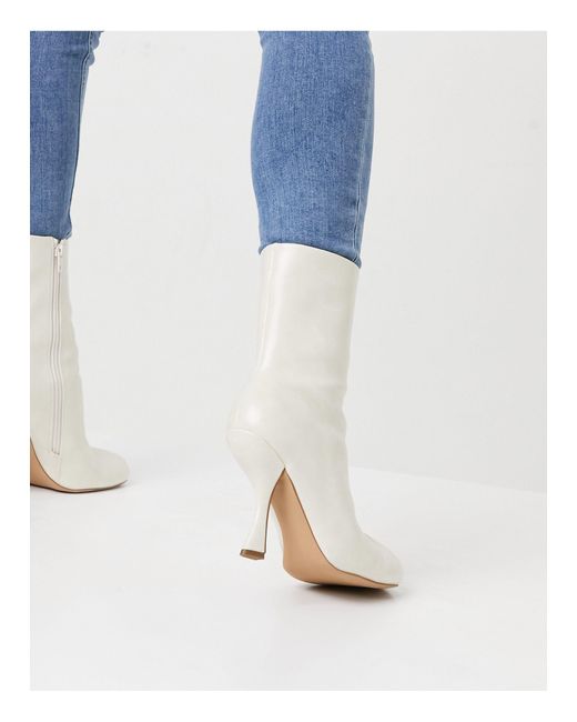 Botines ASOS de color Blanco - Lyst