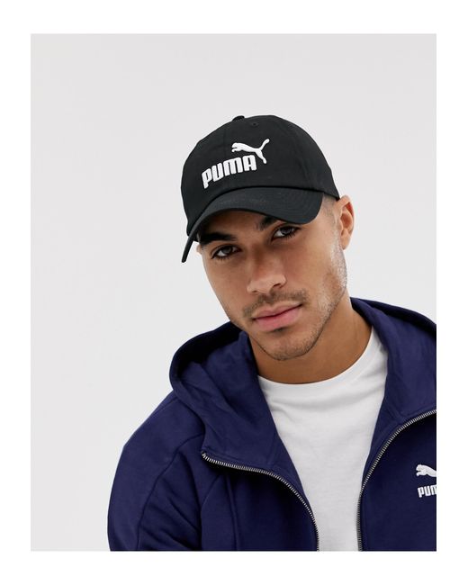 PUMA Essentials Cap in Black for Men | Lyst